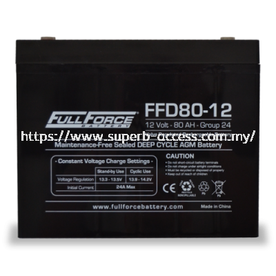 FFD80-12 Dual Purpose AGM Battery