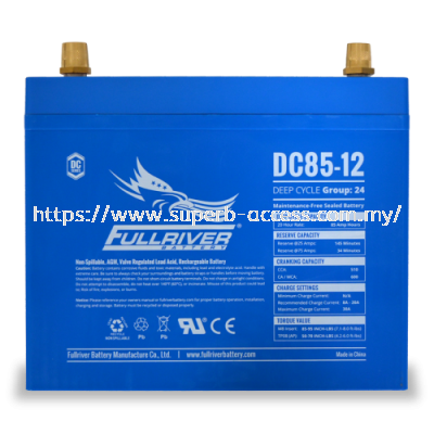 DC85-12 Deep-Cycle AGM Battery