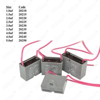 (Out of Stock) Code: 20240 4.0 uf Fan Capacitor Wire Type