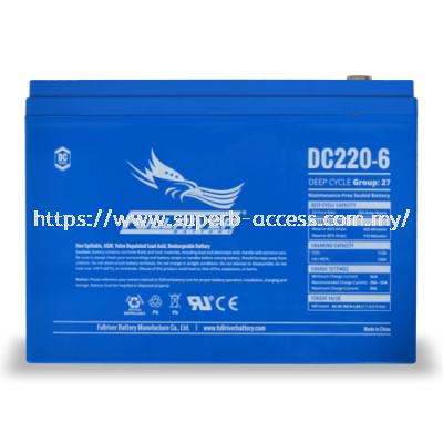 DC220-6 Deep-Cycle AGM Battery