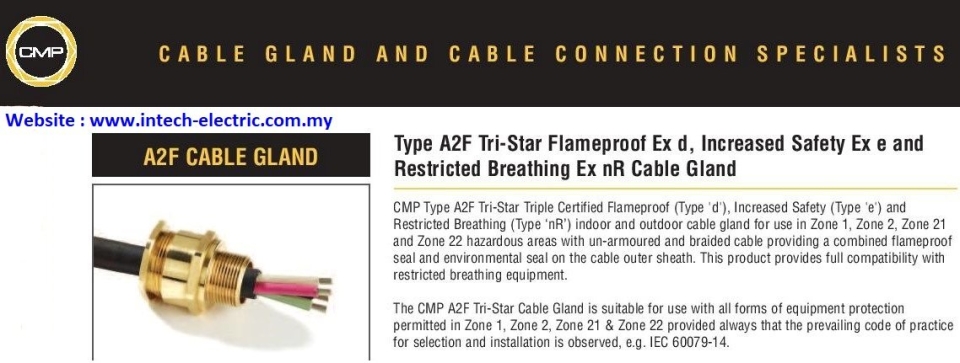 CMP A2F CABLE GLAND  A2F CABLE GLAND Cable Gland