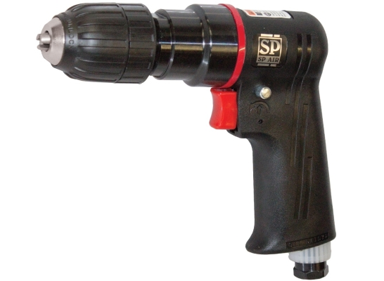 SP TOOLS DRILL - COMPOSITE INDUSTRIAL PISTOL - KEYLESS CHUCK - 3/8DR SP-7525KL