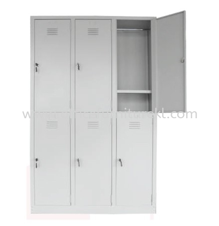 6 COMPARTMENT STEEL LOCKER A141 - puchong | bukit jalil | subang