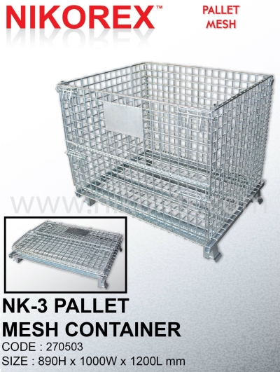 270503 - Pallet Mesh NK3 (89Hx120Lx100Dcm)