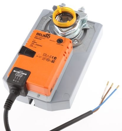 BELIMO GM230A OPEN-CLOSE NON-SPRING-RETURN DAMPER ACTUATOR 40NM, 100-240VAC, 50/60HZ