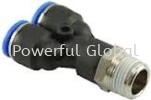 One-Touch Fitting Y Connector Fittings Hose / Tubing / Air Shaft Hose