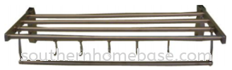 STAINLESS STEEL TOWEL RAIL WITH HOOK E140N Towel Bar Bathroom