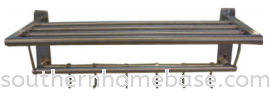 STAINLESS STEEL TOWEL RAIL WITH HOOK E141N Towel Bar Bathroom