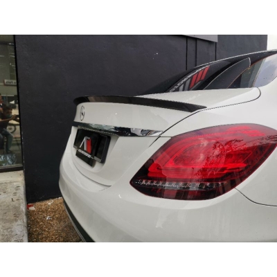 Mercedes Benz W205 MAD carbon fiber spoiler