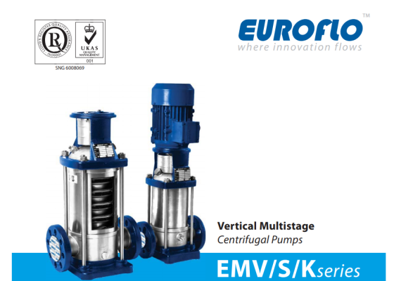Euroflo EMV-S-K Series Multi-stage Pump