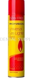 GAS LIGHTER REFILL, 300ML/BTL, RONSON