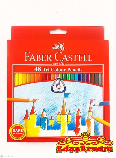 Faber Castell 48 Tri Color Pencils