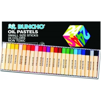 Buncho oil pastels 24 colours
