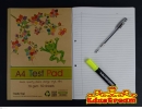 TEST PAD  A4 70GSM 50 SHEETS (RULER PAD) Foolscap Paper Paper Product Stationery & Craft