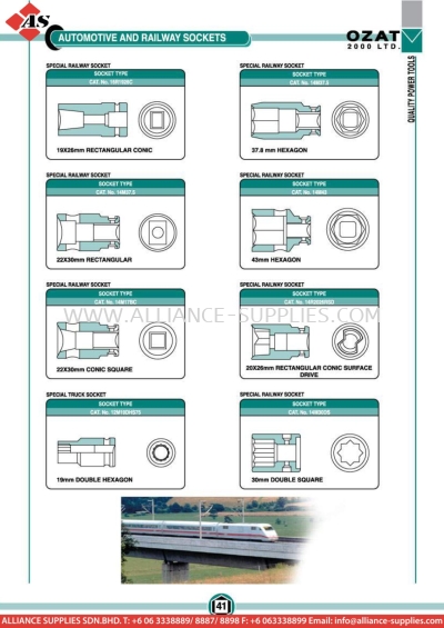  OZAT Automotive and Railway Socket