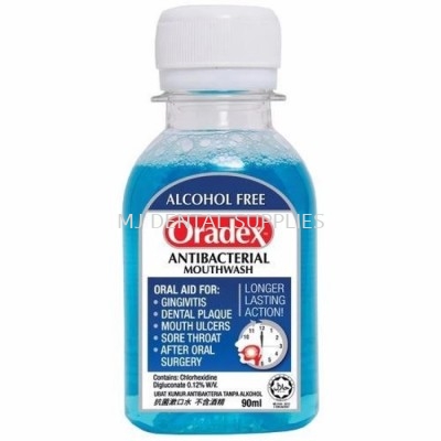 ORADEX ANTIBACTERIAL MOUTHWASH - 90ml