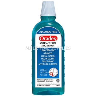 ORADEX ANTIBACTERIAL MOUTHWASH - 750ml