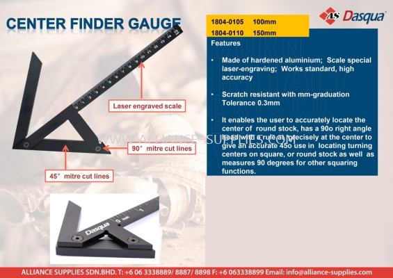 Center Finder Gauge