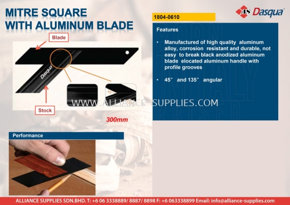 Mitre Square with Aluminium Blade