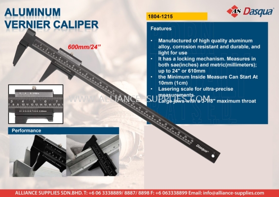 Aluminium Vernier Caliper 