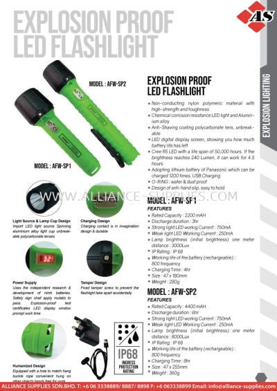 Explosion Proof LED Flashlight