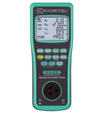 Kyoritsu KEW6205 Portable Appliance Tester