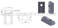 M4, M5, M6 Drop In Nut for 30 mm Alu Profile P6 Series Nuts Aluminium Profile Accessories Aluminium Profile