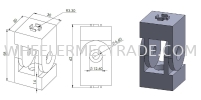 Pivot Joint for Alu Profile P6 Series  Pivot Joint Aluminium Profile Accessories Aluminium Profile