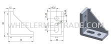 L Bracket for Alu Profile 30 x 60  L Bracket Aluminium Profile Accessories Aluminium Profile