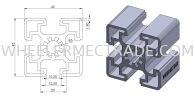 Aluminium Profile 45 x 45  P10 Series Aluminium Profiles Aluminium Profile