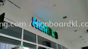 Heroco 3D led channel box up frontlit signage at selayang Kuala Lumpur  3D LED Signage