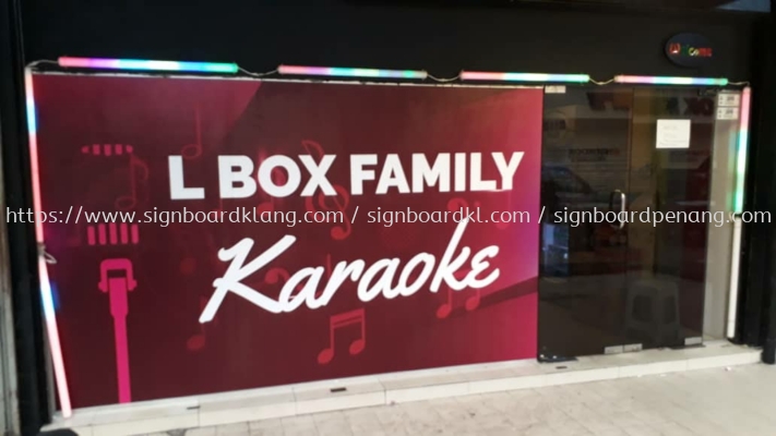 L box family karaoke inkjet wallpaper sticker  Kuala selangor