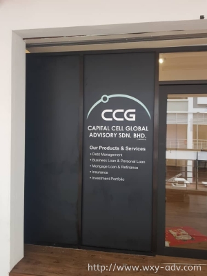 CAPITAL CELL GLOBAL ADVISORY SDN. BHD. Inkjet Sticker