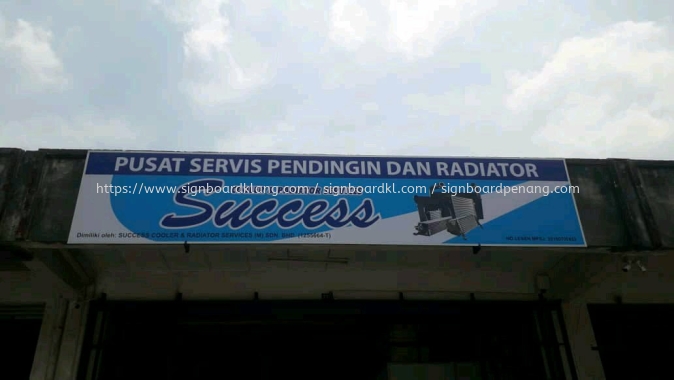 succell workshop and service centre normal G.i signboard at puchong Kuala Lumpur