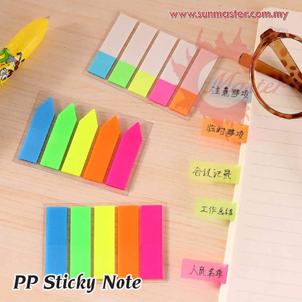 Color PP Stick-It Note Sticky Note 粘滞便笺 Petaling Jaya (PJ), Selangor ...