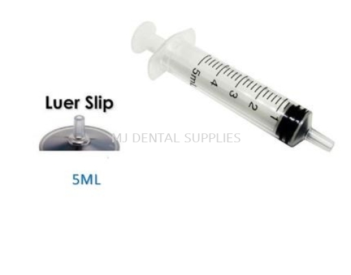 DISPOSABLE SYRINGE LUER SLIP, 5ML, UNIGLOVES