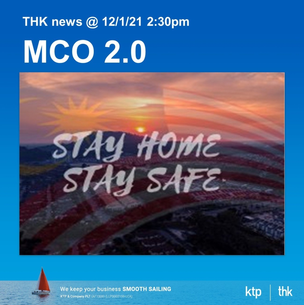 THK news @ 12/1/21 2:230pm MCO 2.0