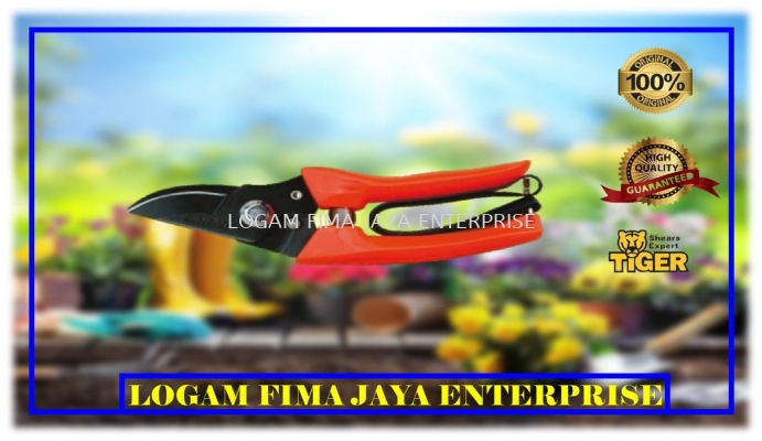 TIGER TAIWAN PRUNING SHEARS CURVED TIP 700