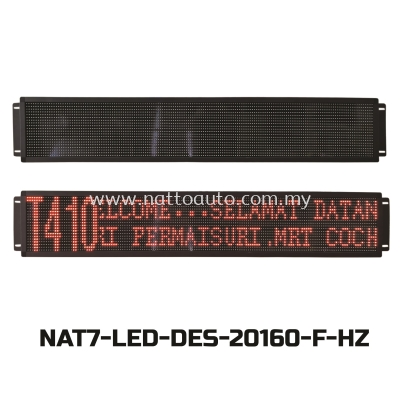 FRONT LED DES.BOARD(20X160)FULL COLOUR 