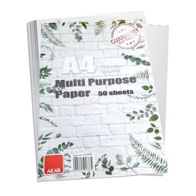 Multi Purpose A4 Paper 80gsm -50 sheets-