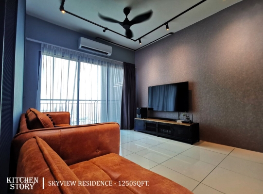 Contoh Ubah Suai & Reka Bentuk Di Skyview Residence  Pinang 