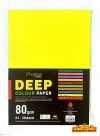 80GSM 20'S COLOUR PAPER (DEEP) Paper Writing & Correction Stationery & Craft