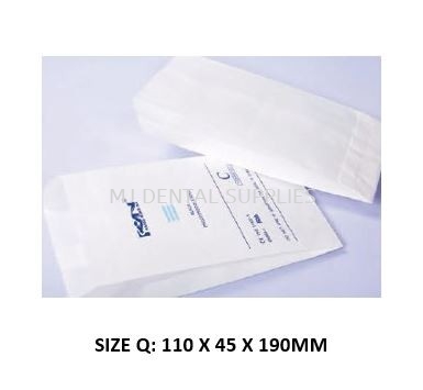 STERILIZATION PAPER BAG, SIZE Q:110 X 45 X 190MM