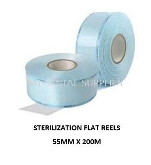 STERILIZATION FLAT REELS 55MM X 200M