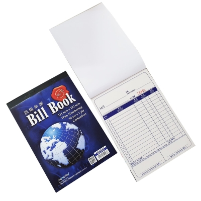 Vertical Bill Book 2 ply NCR with numbering