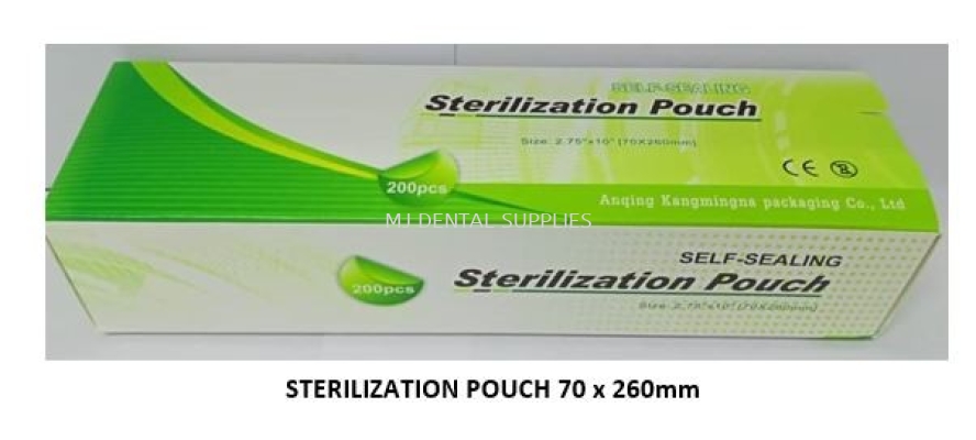 STERILIZATION POUCHES 70 X 260MM