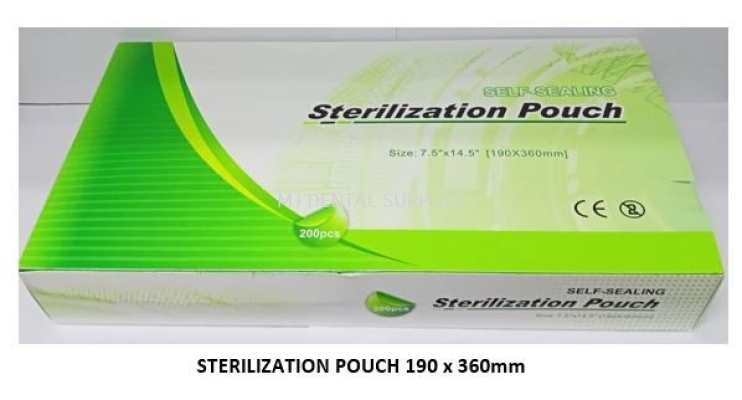 STERILIZATION POUCHES 190 X 360MM