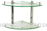 STAINLESS STEEL GLASS SHELF E22-2 Glass Shelf Bathroom