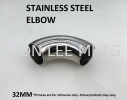 STAINLESS STEEL ELBOW 32MM 32mm STAINLESS STEEL ELBOW STAINLESS STEEL ELBOW ELBOWS & STEAM SOCKETS