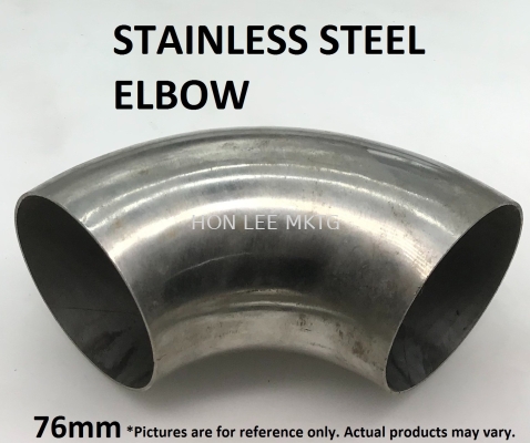 STAINLESS STEEL ELBOW 76MM
